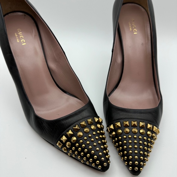 Vintage Gucci classic pumps size 40.5.  100mm - Picture 3 of 8